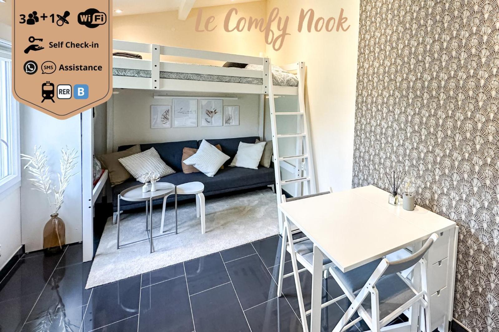 Le Comfy Nook - Tiny House Paris Cdg Disneyland Villeparisis Eksteriør billede